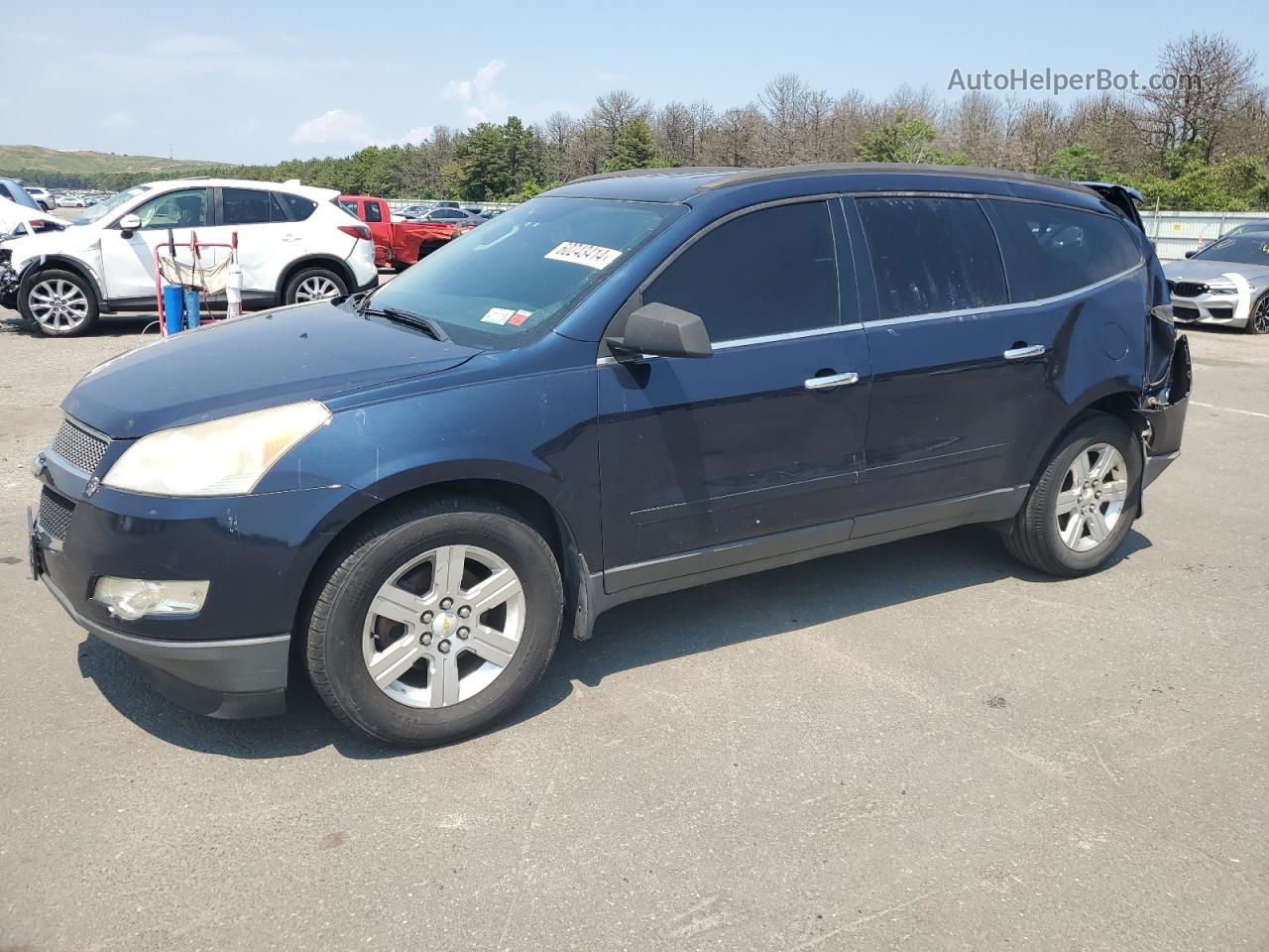 2012 Chevrolet Traverse Lt Blue vin: 1GNKRGED1CJ310893