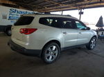 2012 Chevrolet Traverse Lt White vin: 1GNKRGED1CJ371127