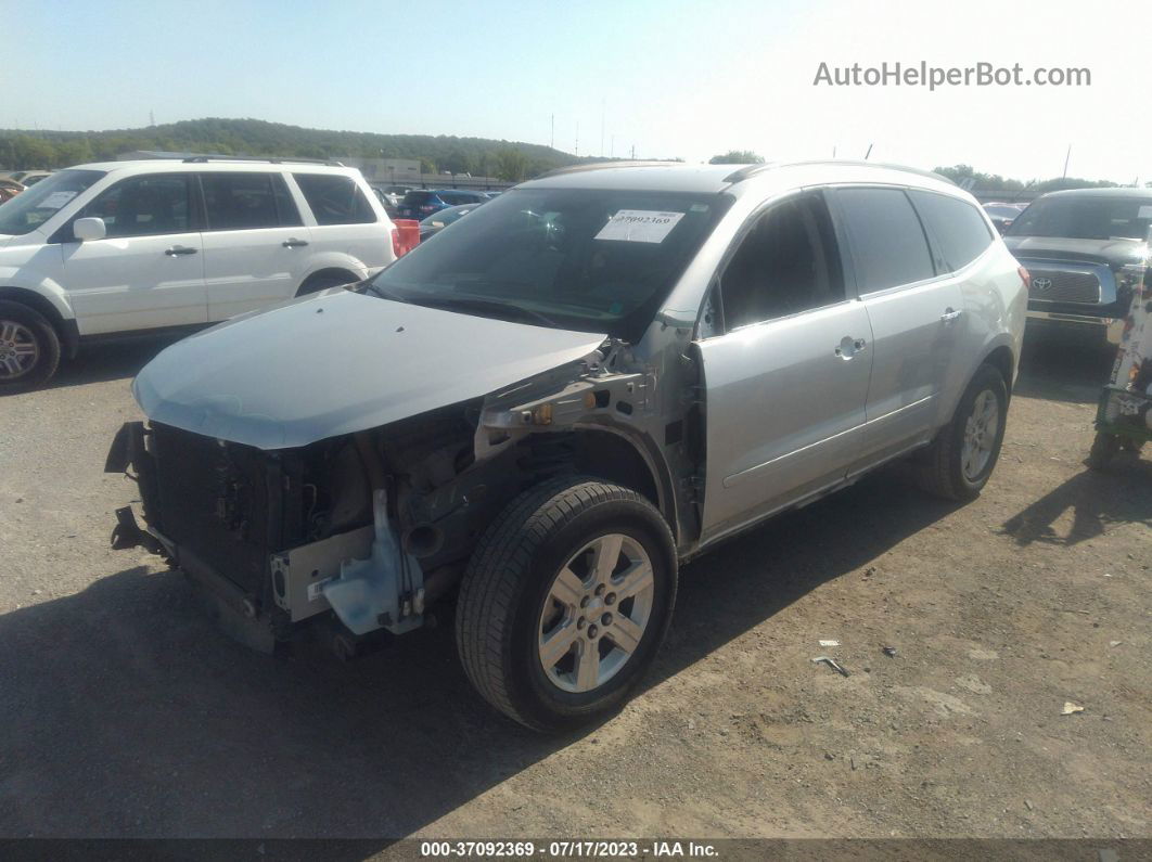 2012 Chevrolet Traverse 1lt Silver vin: 1GNKRGED1CJ423341