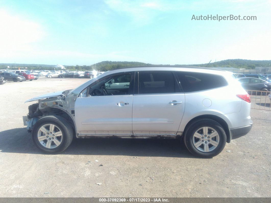 2012 Chevrolet Traverse 1lt Silver vin: 1GNKRGED1CJ423341