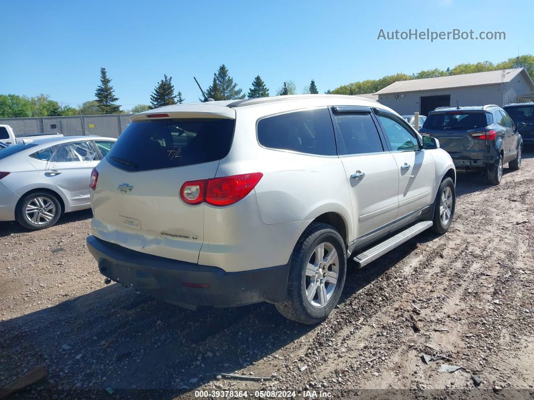 2011 Chevrolet Traverse 1lt White vin: 1GNKRGED2BJ178127