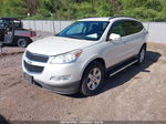 2011 Chevrolet Traverse 1lt White vin: 1GNKRGED2BJ178127