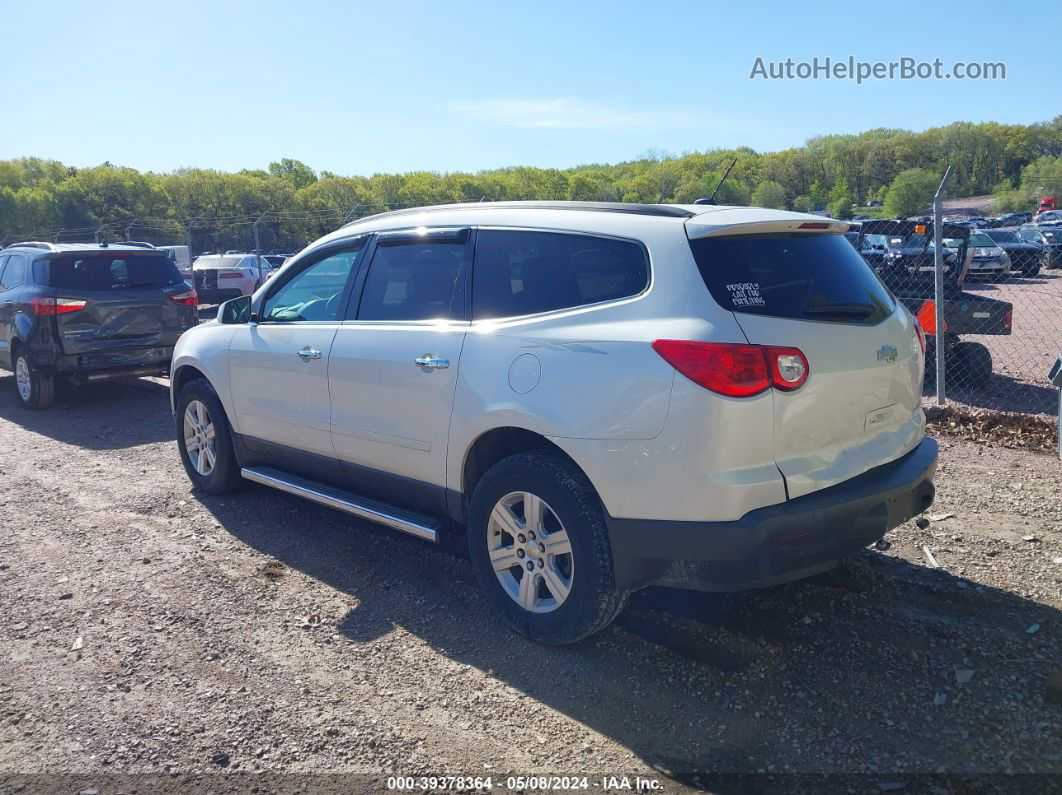 2011 Chevrolet Traverse 1lt White vin: 1GNKRGED2BJ178127