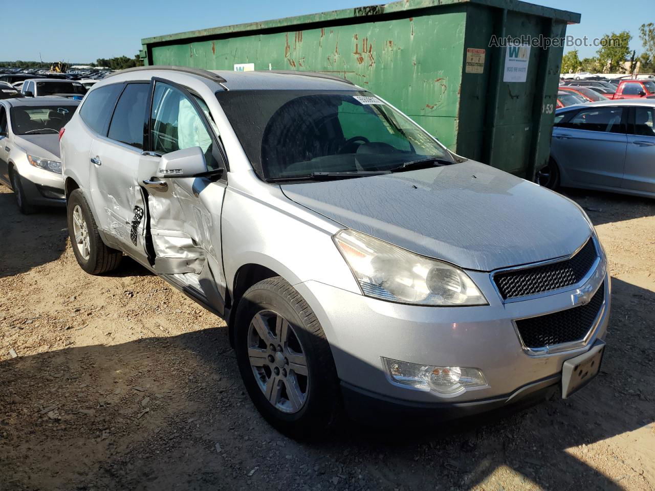 2011 Chevrolet Traverse Lt Silver vin: 1GNKRGED2BJ213670