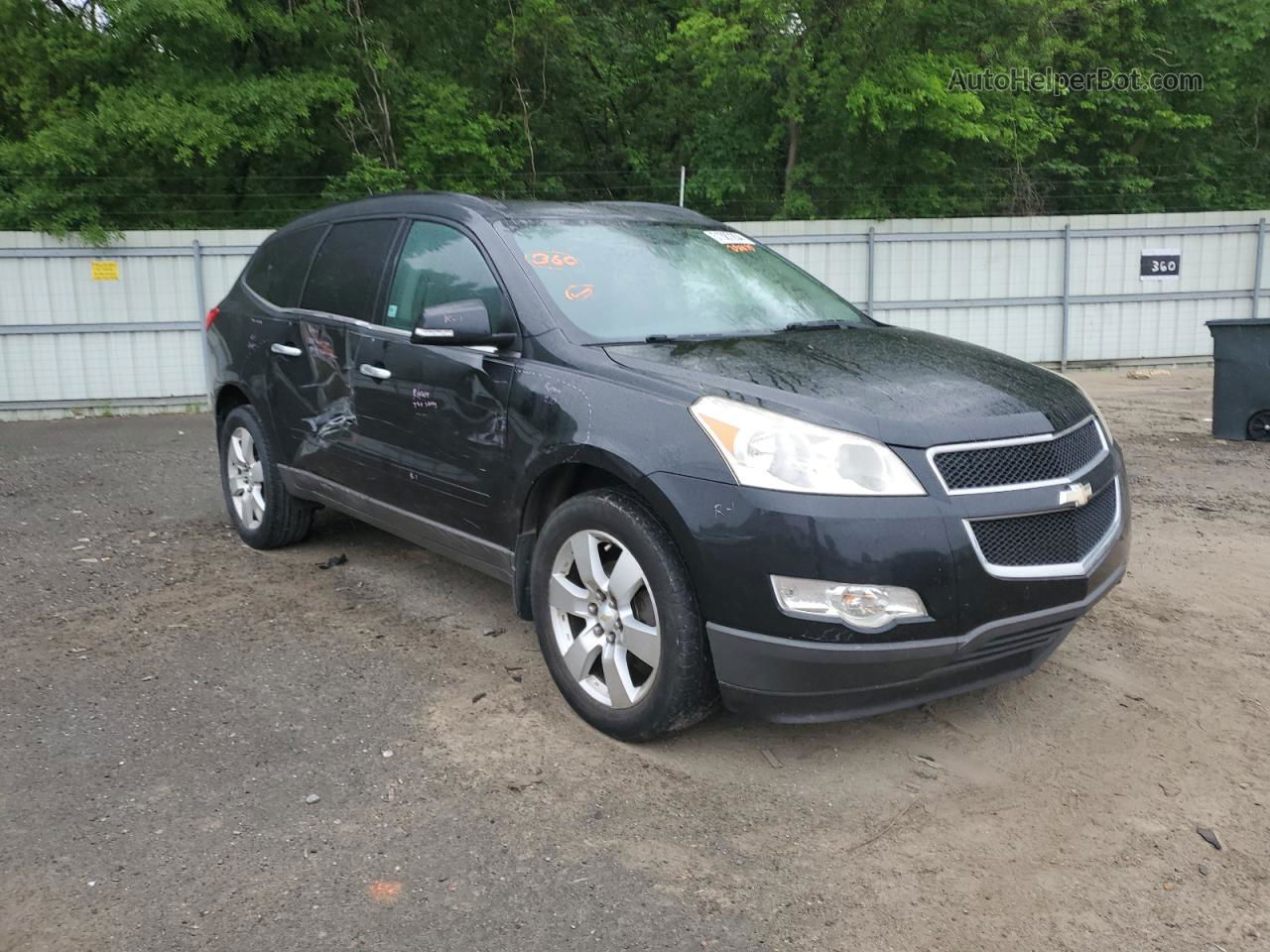 2011 Chevrolet Traverse Lt Black vin: 1GNKRGED2BJ255837