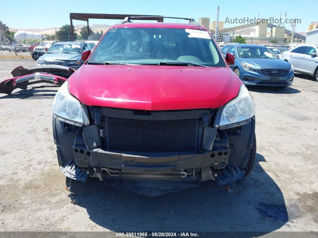 2012 Chevrolet Traverse 1lt Burgundy vin: 1GNKRGED2CJ172409