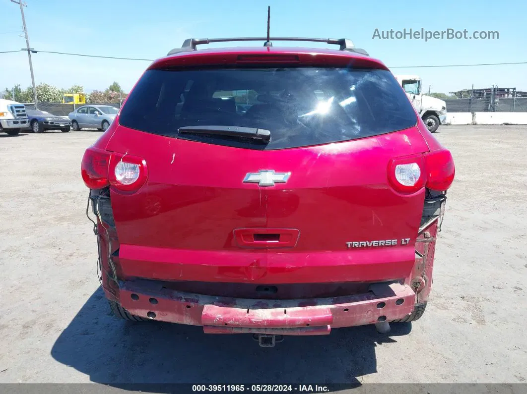 2012 Chevrolet Traverse 1lt Burgundy vin: 1GNKRGED2CJ172409