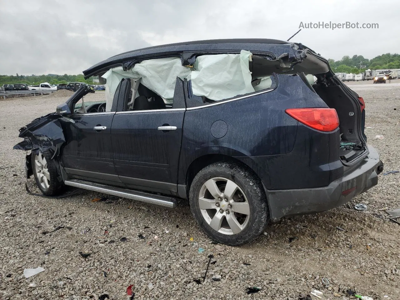 2012 Chevrolet Traverse Lt Синий vin: 1GNKRGED2CJ208874