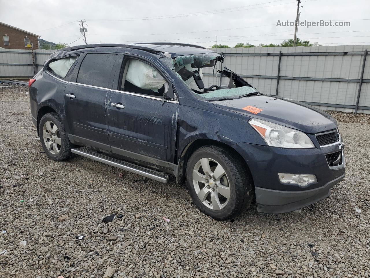 2012 Chevrolet Traverse Lt Синий vin: 1GNKRGED2CJ208874