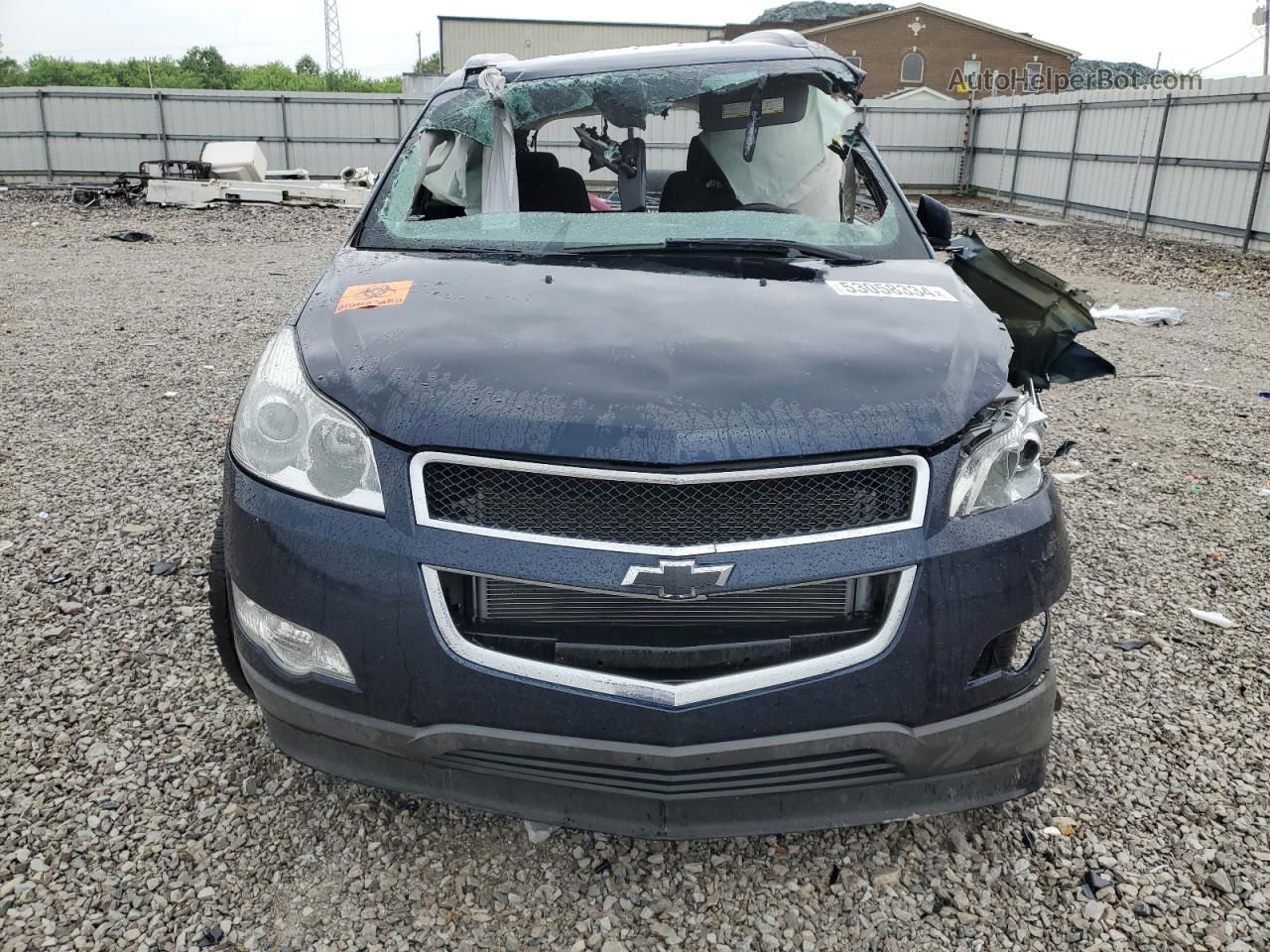 2012 Chevrolet Traverse Lt Синий vin: 1GNKRGED2CJ208874