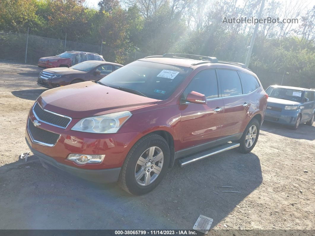 2011 Chevrolet Traverse 1lt Red vin: 1GNKRGED3BJ127512