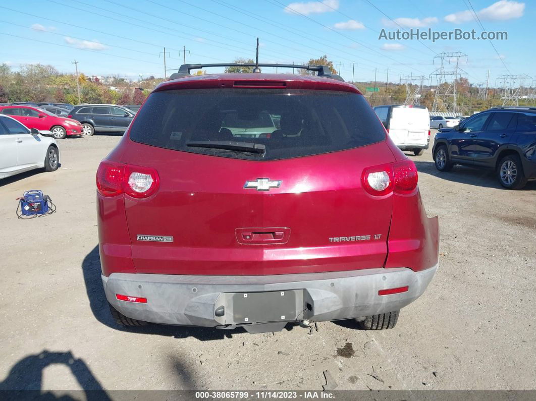 2011 Chevrolet Traverse 1lt Red vin: 1GNKRGED3BJ127512