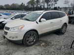 2011 Chevrolet Traverse Lt White vin: 1GNKRGED3BJ225259