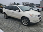 2011 Chevrolet Traverse Lt White vin: 1GNKRGED3BJ225259