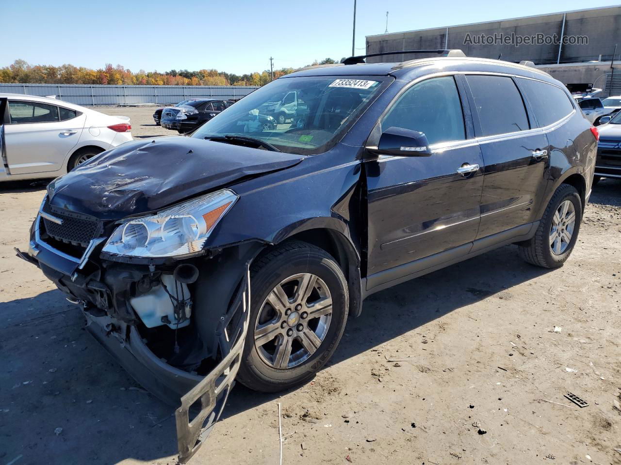 2011 Chevrolet Traverse Lt Blue vin: 1GNKRGED3BJ419869