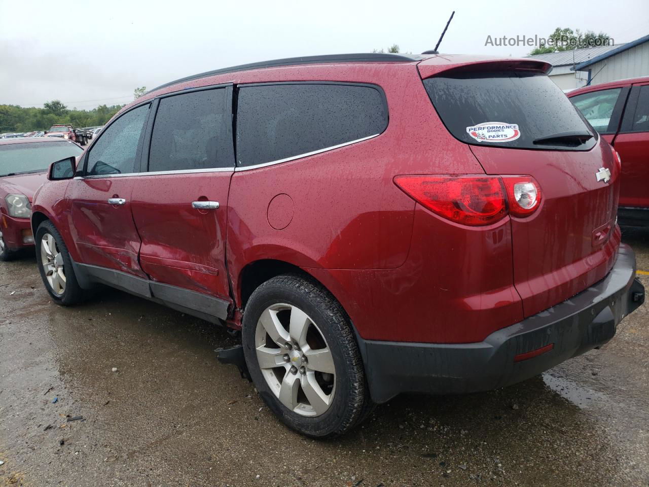 2012 Chevrolet Traverse Lt Red vin: 1GNKRGED3CJ166862