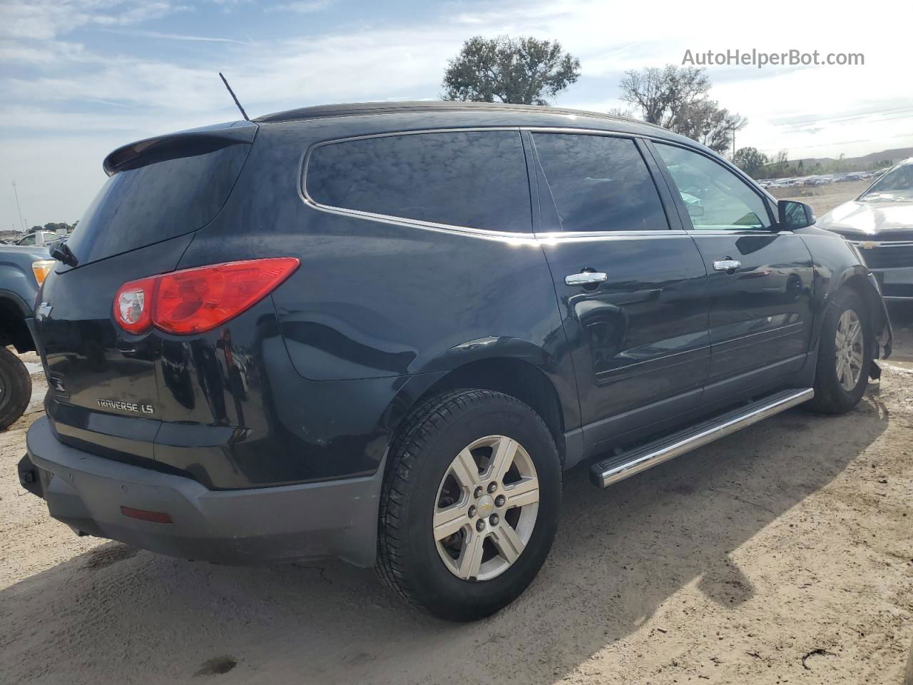 2012 Chevrolet Traverse Lt Black vin: 1GNKRGED3CJ170541