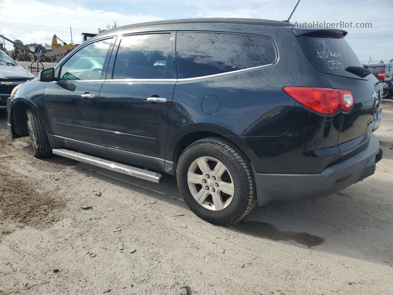 2012 Chevrolet Traverse Lt Black vin: 1GNKRGED3CJ170541