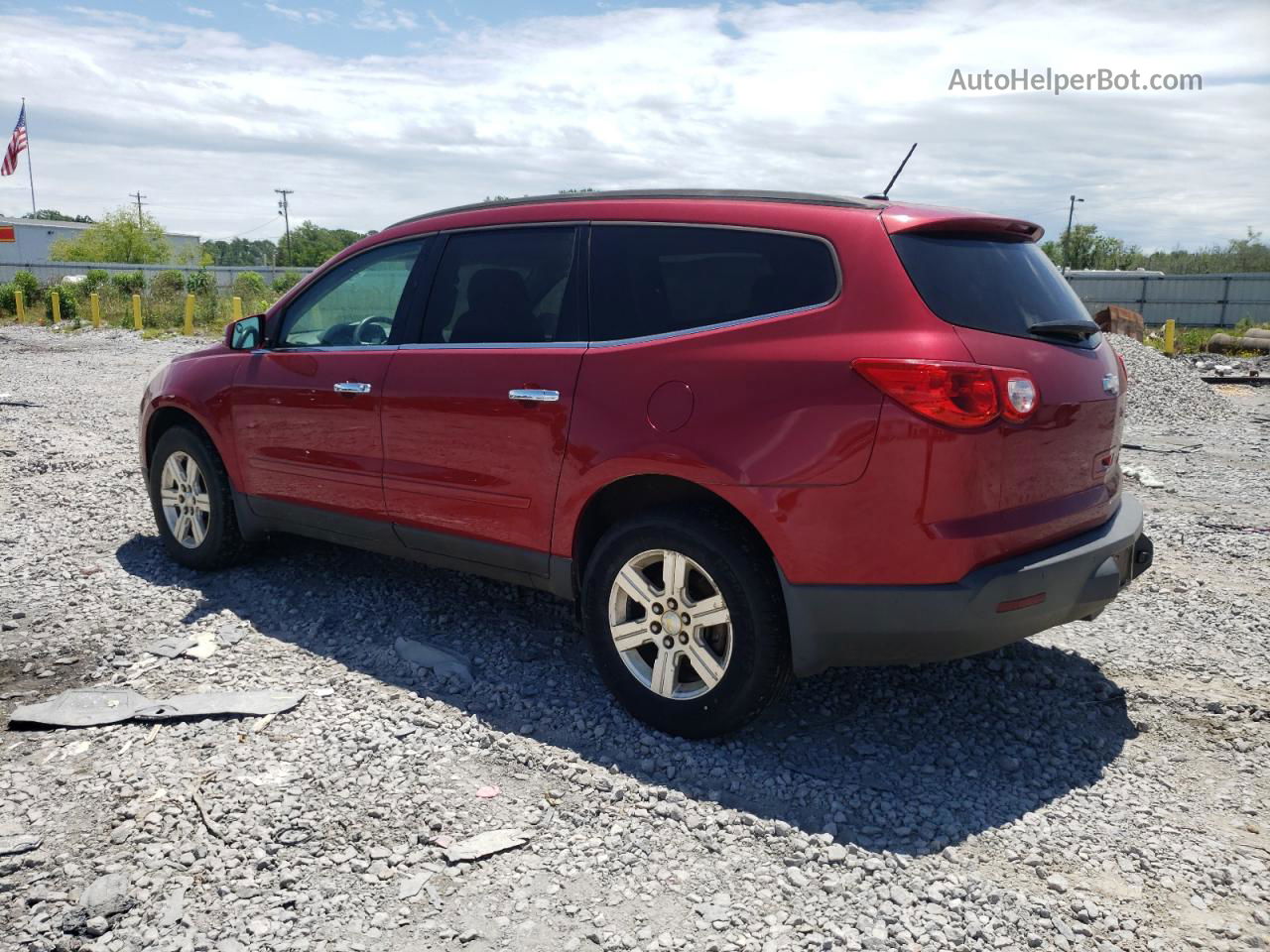 2012 Chevrolet Traverse Lt Red vin: 1GNKRGED3CJ171608