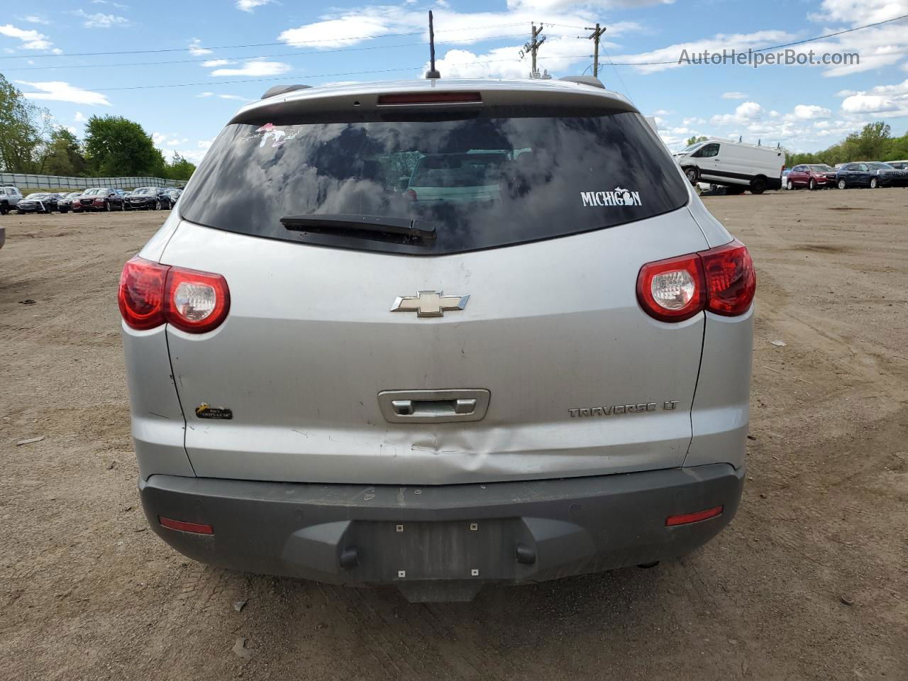 2012 Chevrolet Traverse Lt Silver vin: 1GNKRGED3CJ345600