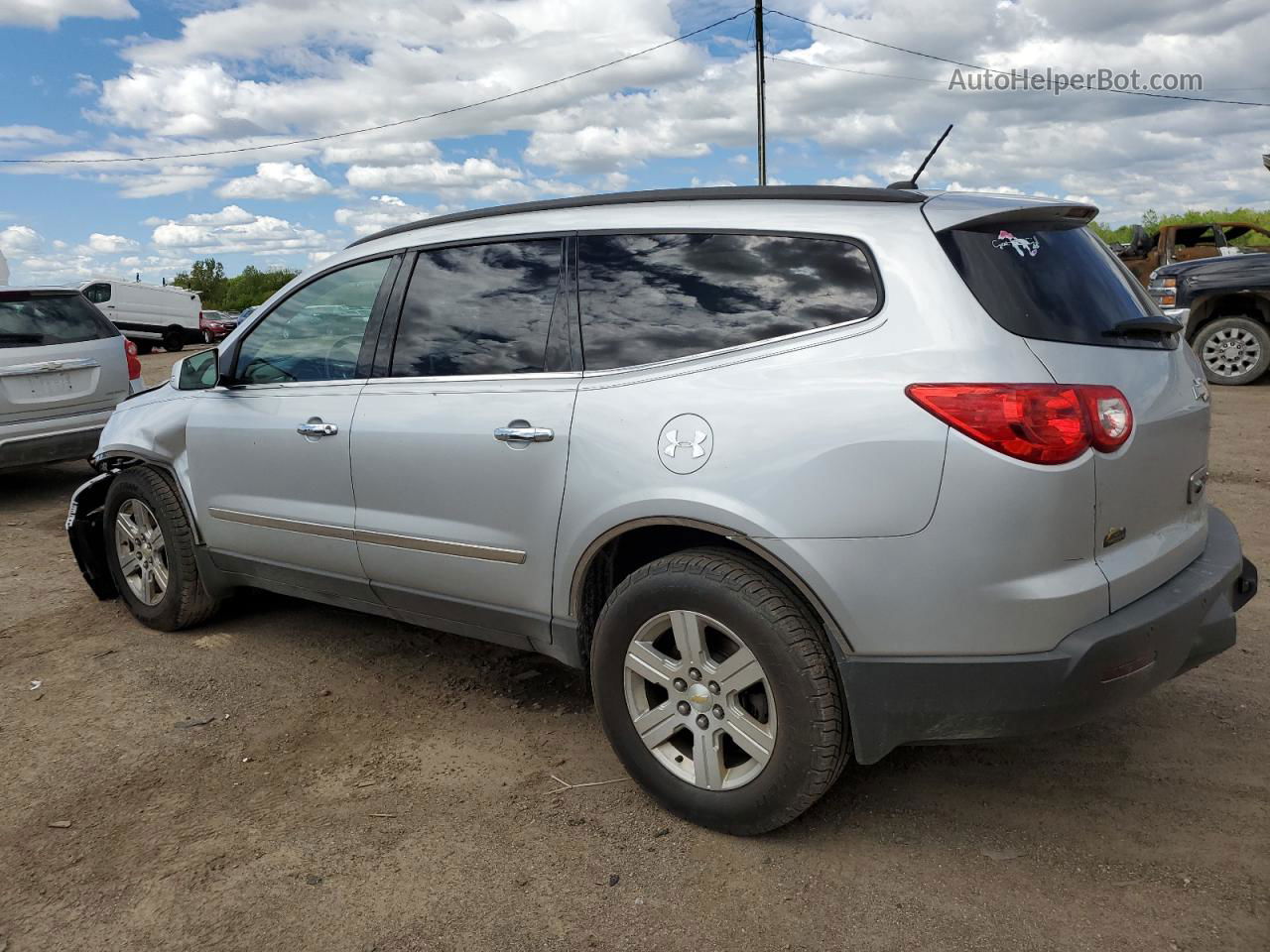 2012 Chevrolet Traverse Lt Серебряный vin: 1GNKRGED3CJ345600