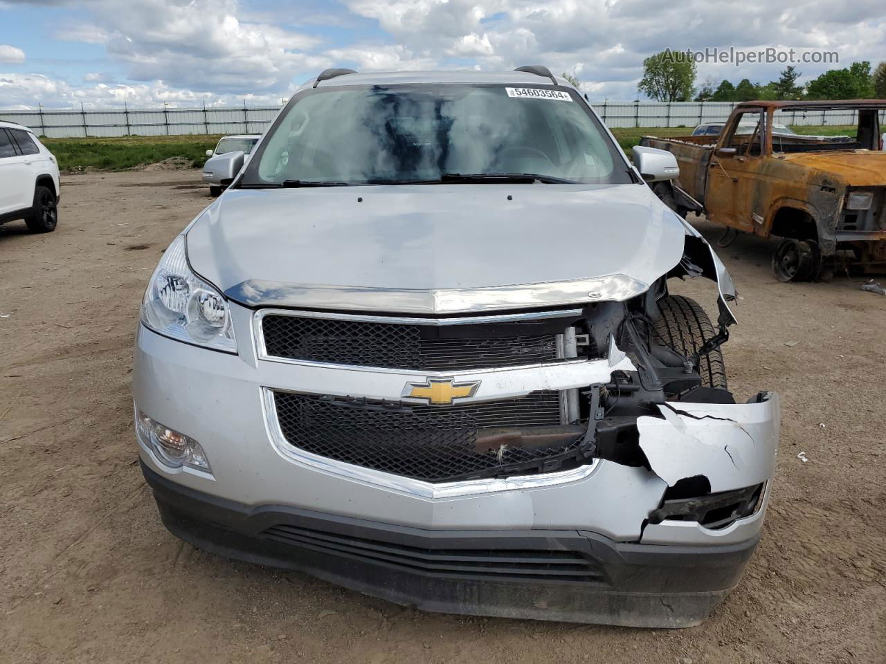 2012 Chevrolet Traverse Lt Серебряный vin: 1GNKRGED3CJ345600