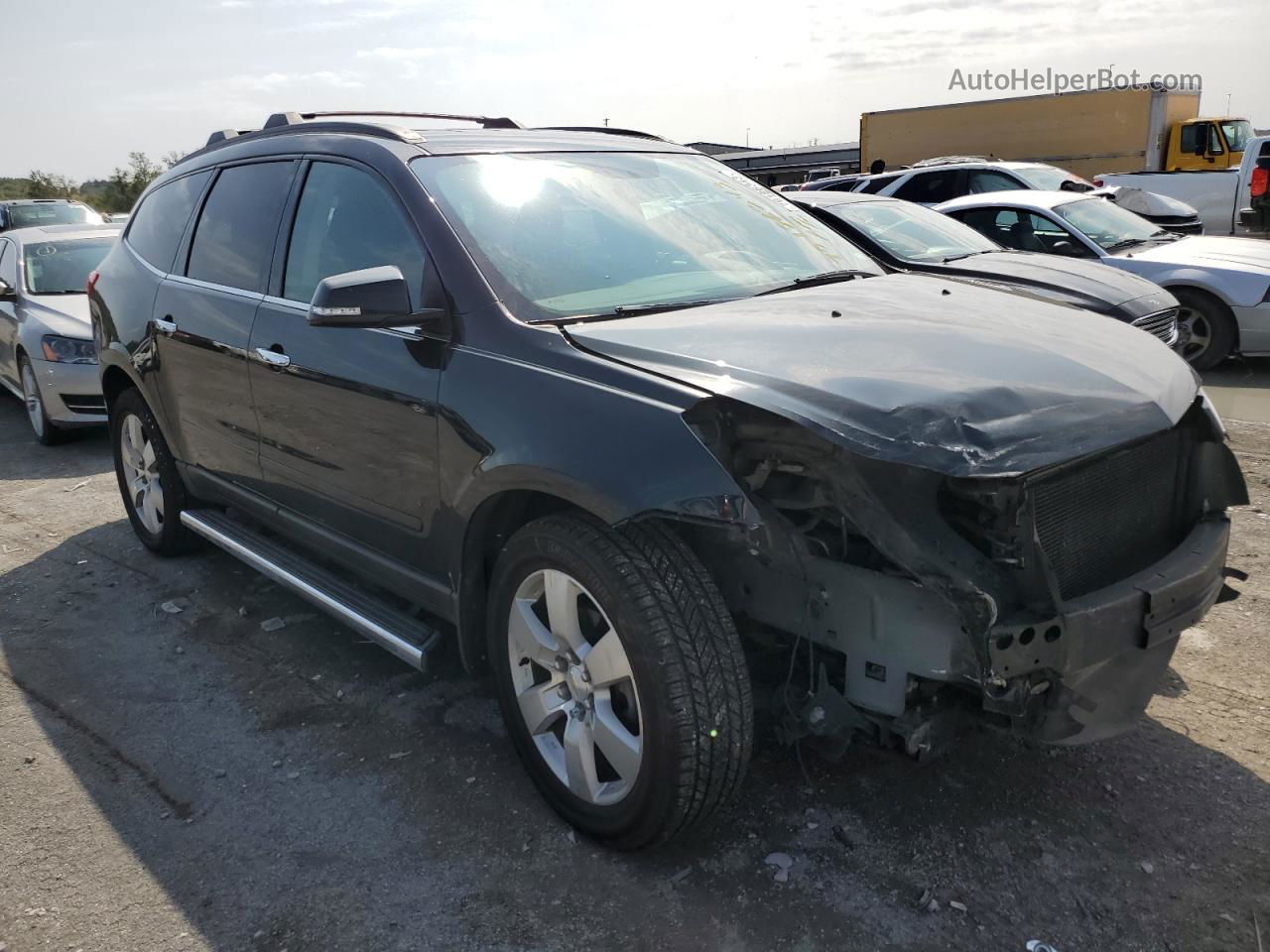 2012 Chevrolet Traverse Lt Black vin: 1GNKRGED3CJ384963