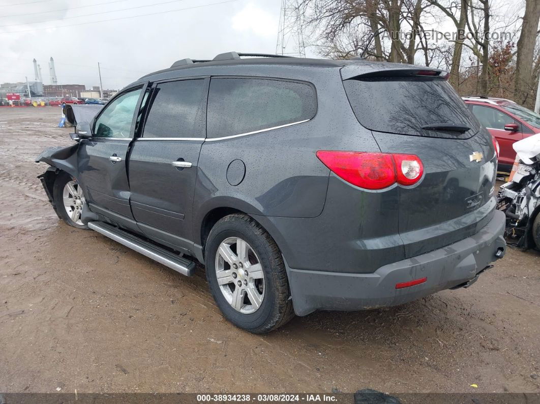 2012 Chevrolet Traverse 1lt Gray vin: 1GNKRGED3CJ400501