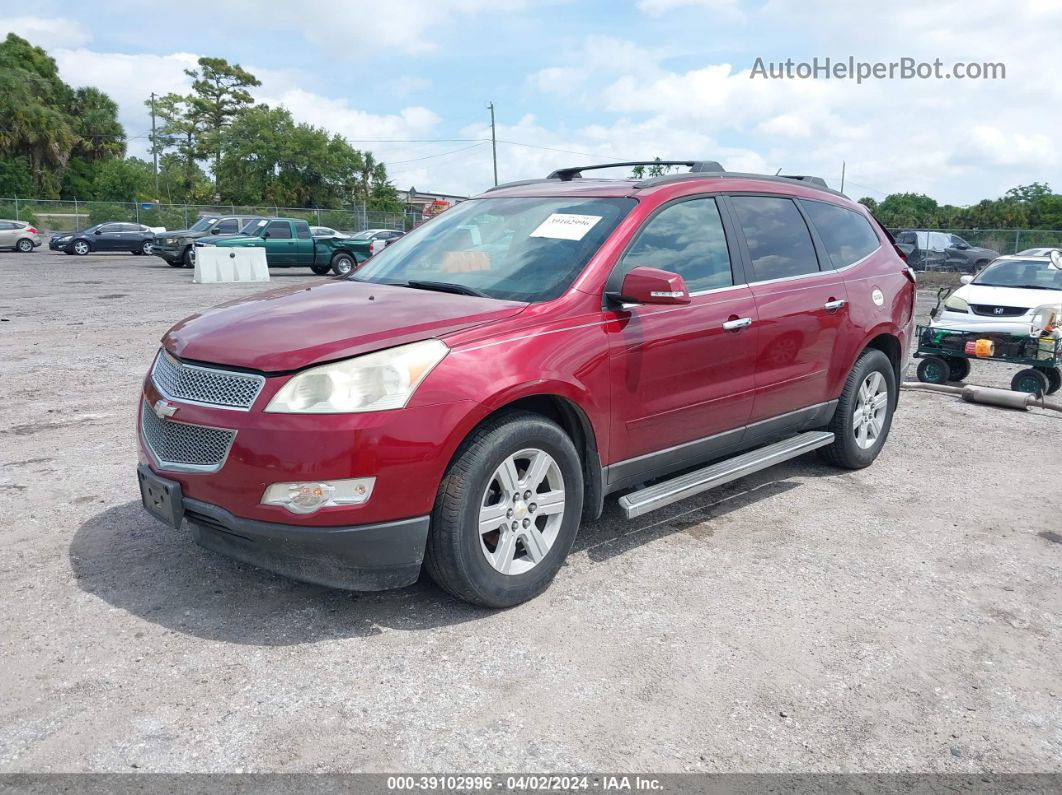 2011 Chevrolet Traverse 1lt Red vin: 1GNKRGED4BJ131584