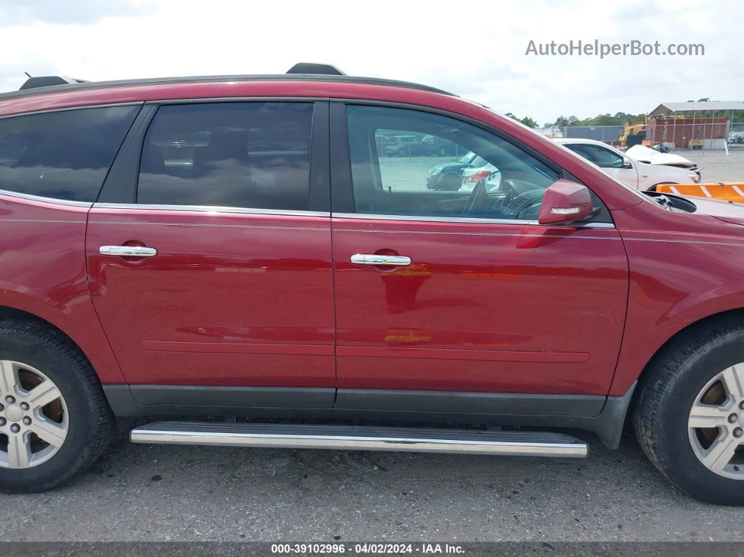 2011 Chevrolet Traverse 1lt Red vin: 1GNKRGED4BJ131584