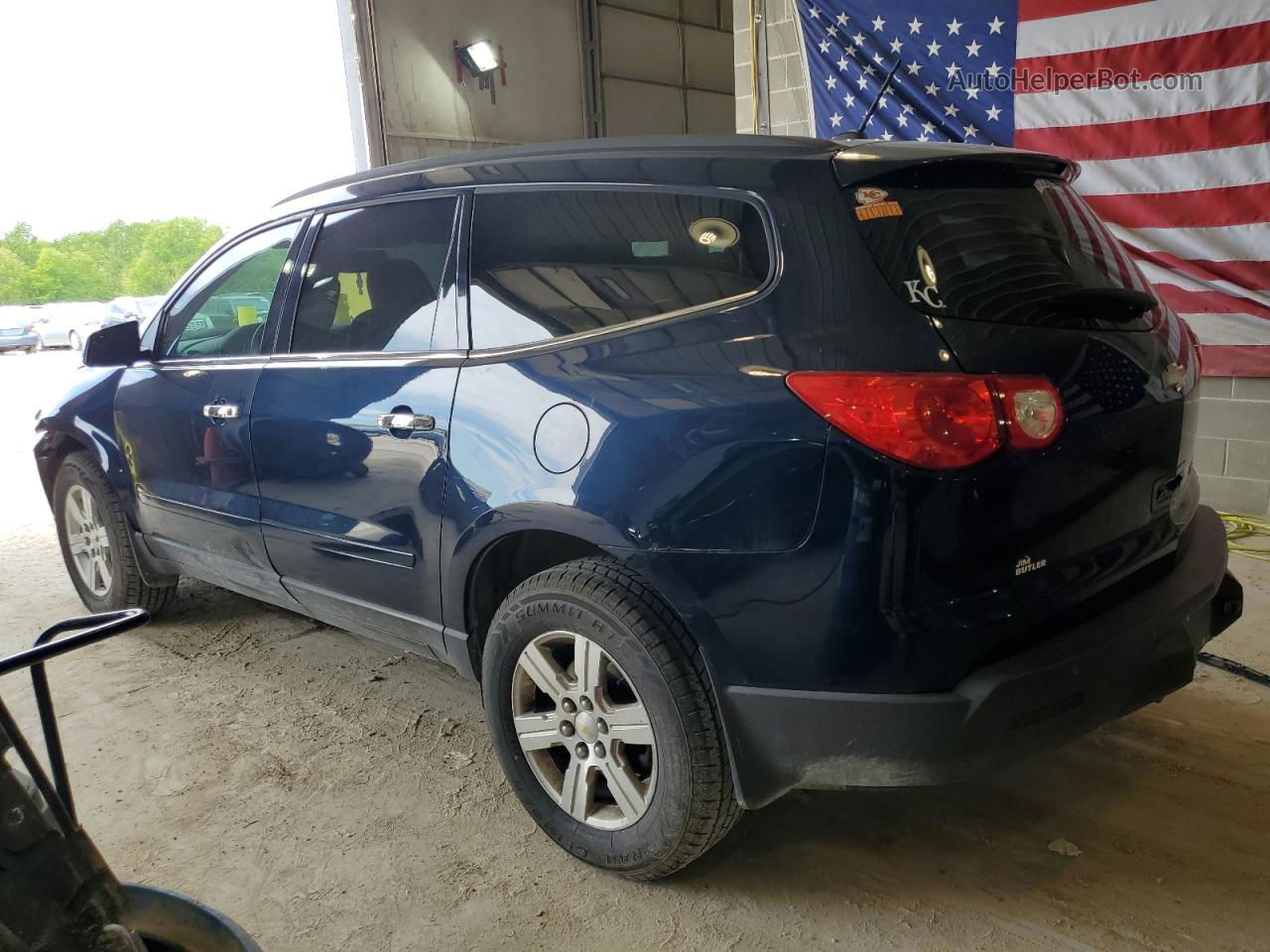 2011 Chevrolet Traverse Lt Blue vin: 1GNKRGED4BJ187279