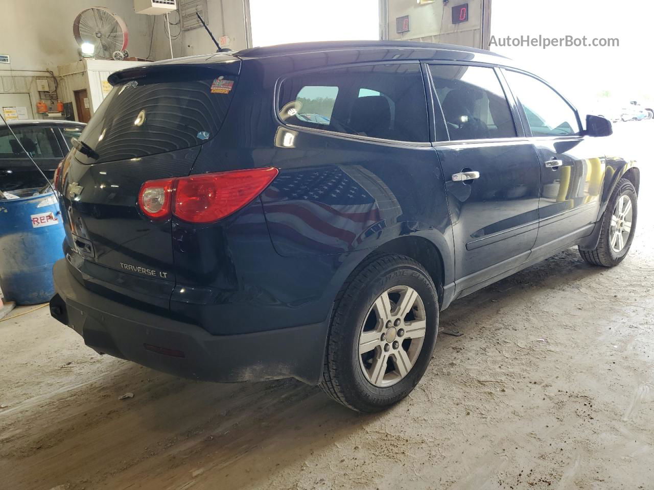 2011 Chevrolet Traverse Lt Blue vin: 1GNKRGED4BJ187279