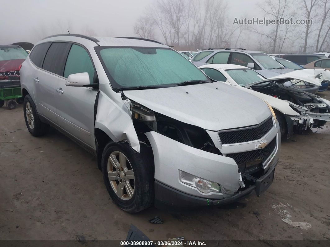 2011 Chevrolet Traverse 1lt Silver vin: 1GNKRGED4BJ193163