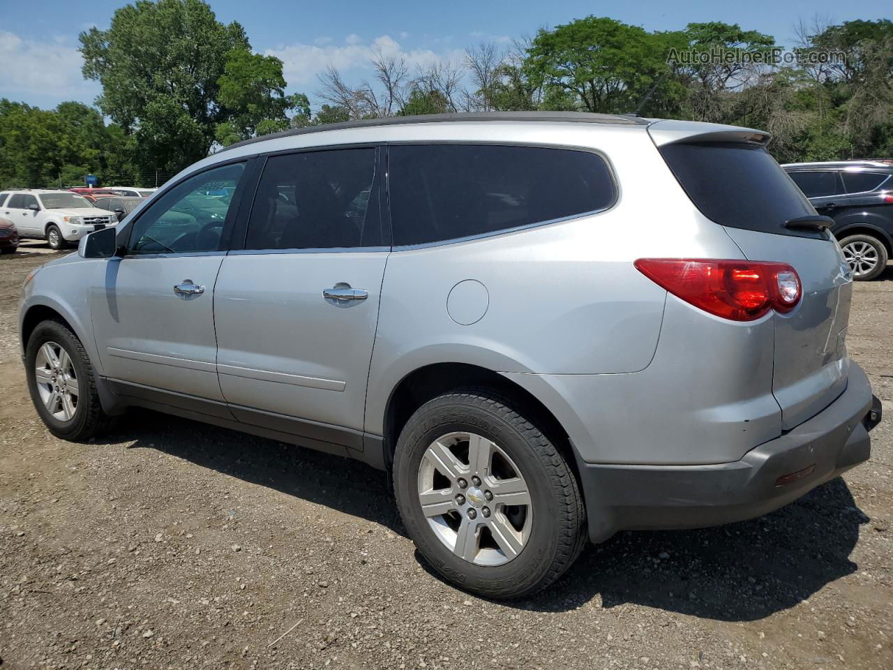 2011 Chevrolet Traverse Lt Silver vin: 1GNKRGED4BJ300194