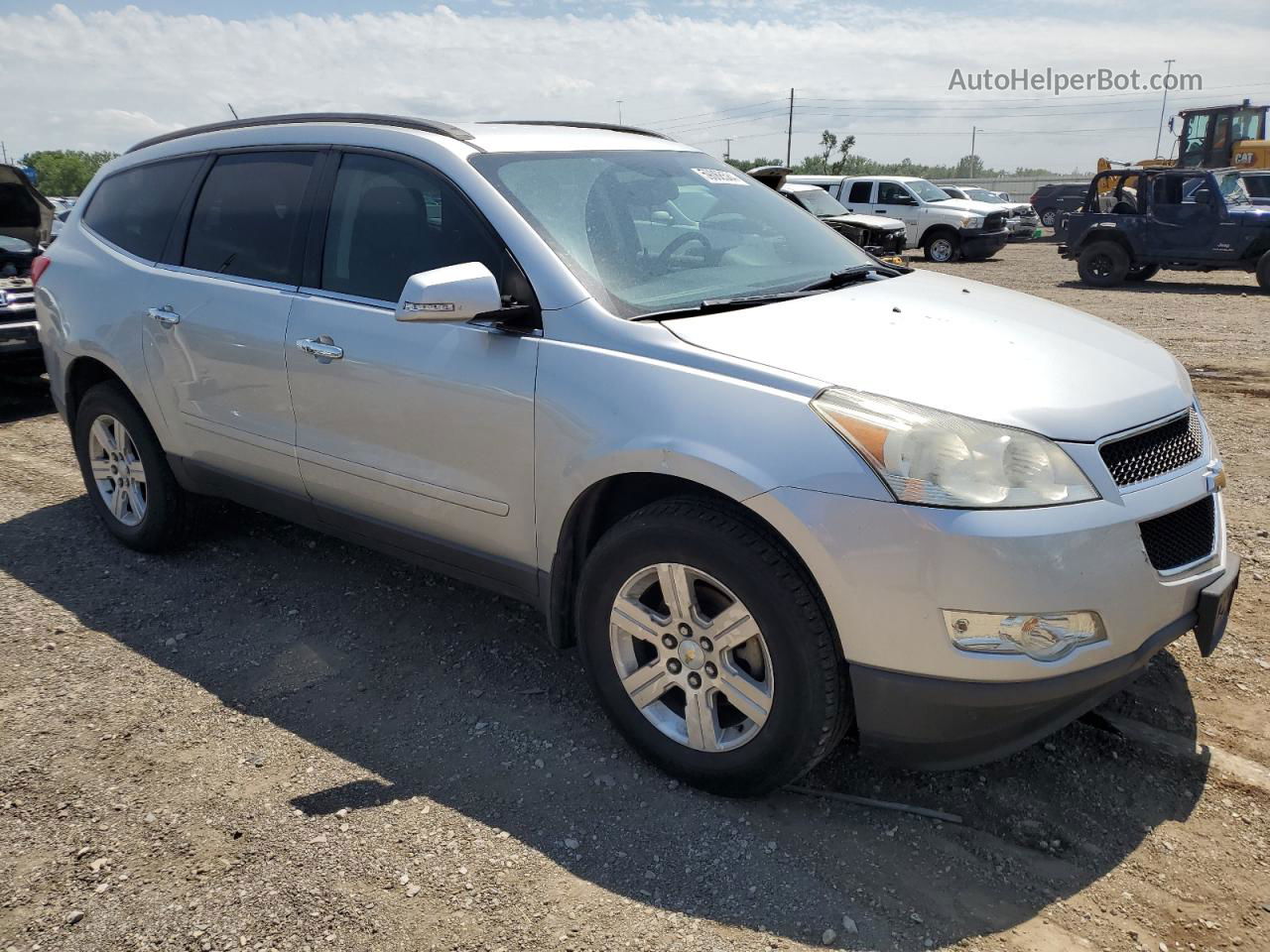 2011 Chevrolet Traverse Lt Silver vin: 1GNKRGED4BJ300194