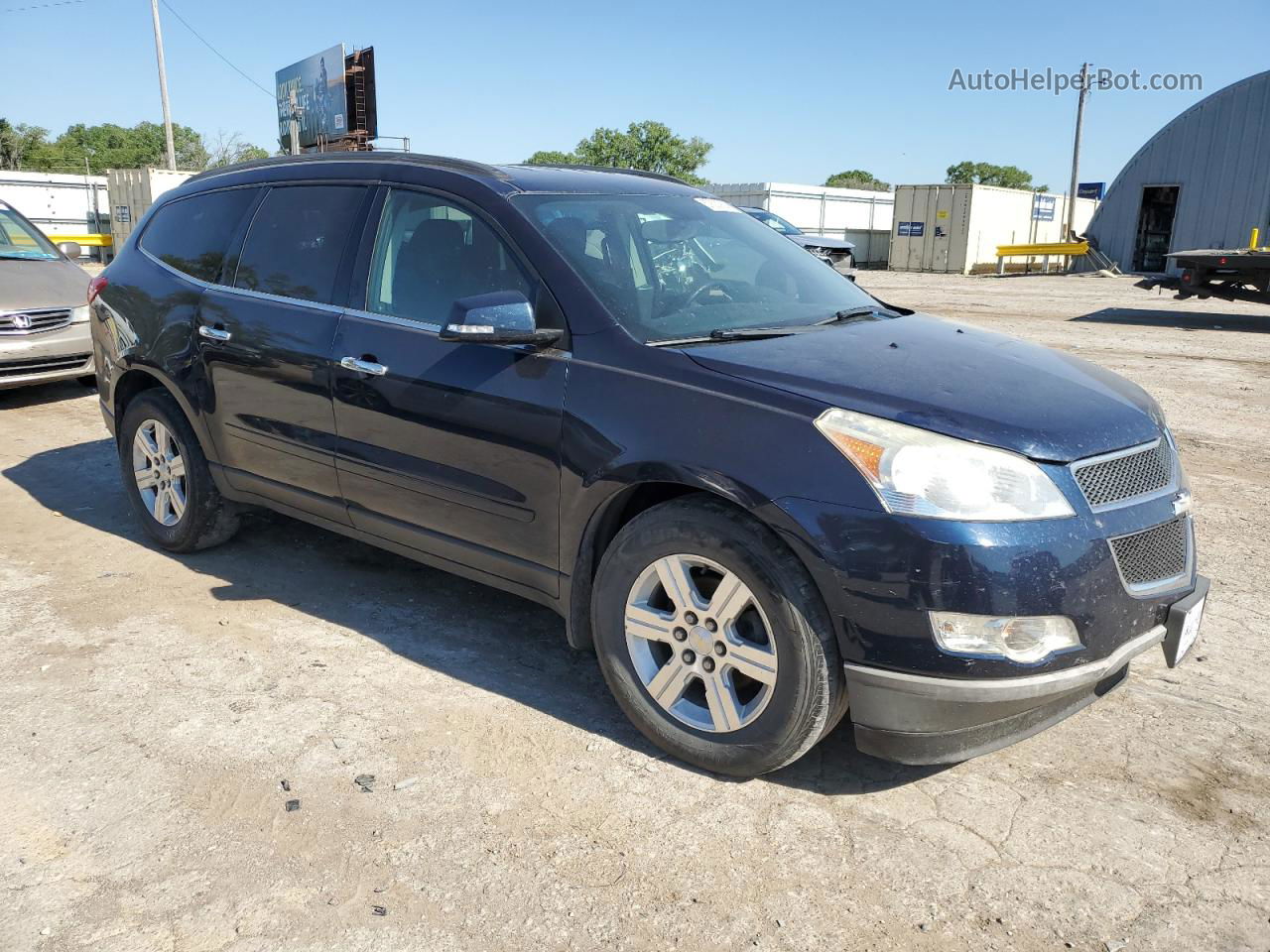 2011 Chevrolet Traverse Lt Синий vin: 1GNKRGED4BJ345765