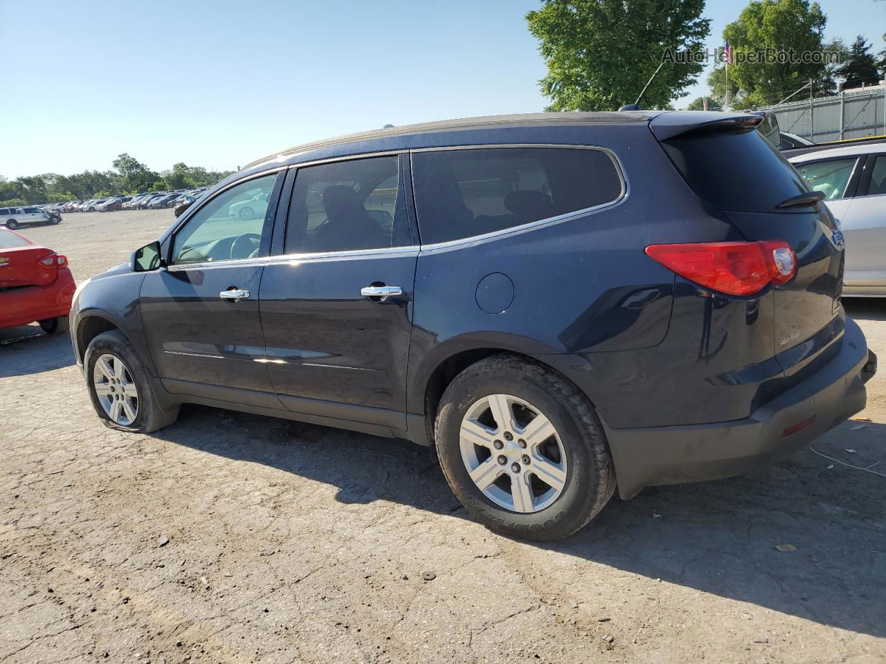 2011 Chevrolet Traverse Lt Blue vin: 1GNKRGED4BJ345765