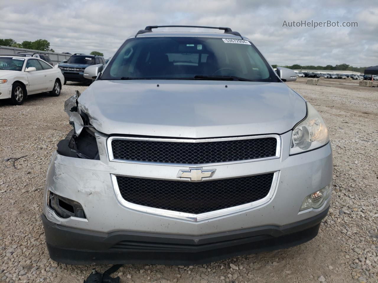 2012 Chevrolet Traverse Lt Silver vin: 1GNKRGED4CJ165235