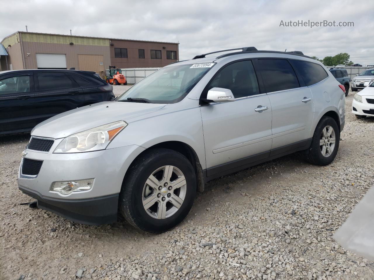 2012 Chevrolet Traverse Lt Silver vin: 1GNKRGED4CJ165235