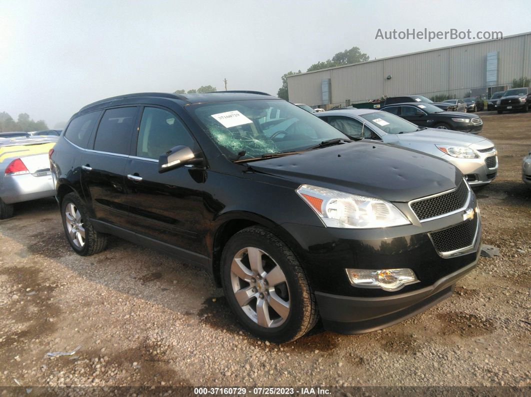 2012 Chevrolet Traverse Lt W/1lt Black vin: 1GNKRGED4CJ272110