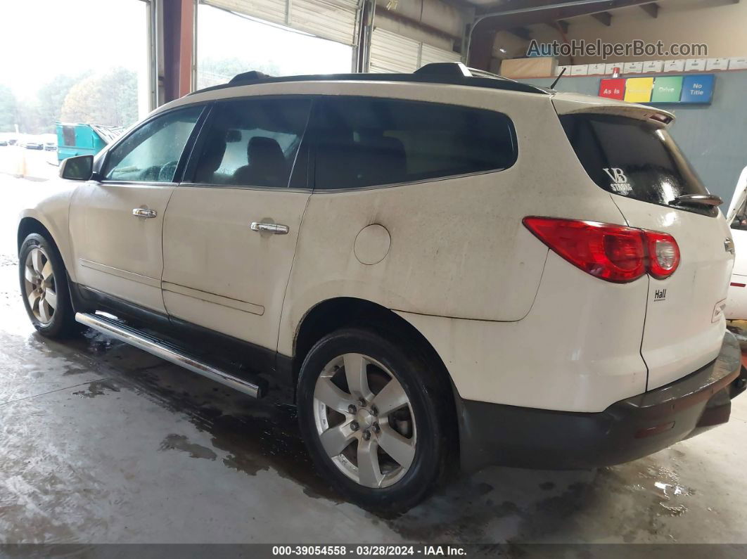 2012 Chevrolet Traverse 1lt White vin: 1GNKRGED4CJ347436