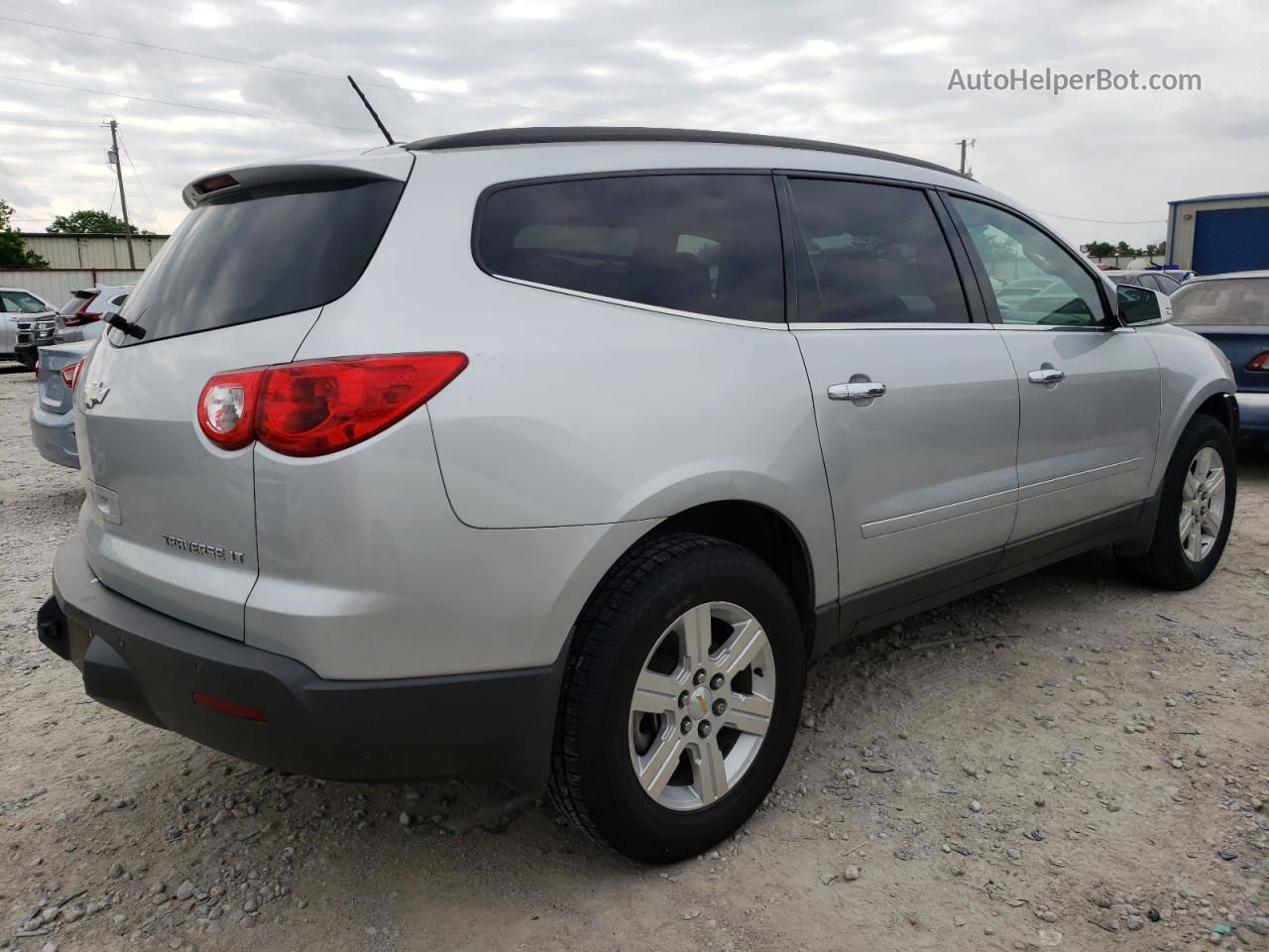 2012 Chevrolet Traverse Lt Silver vin: 1GNKRGED4CJ371171