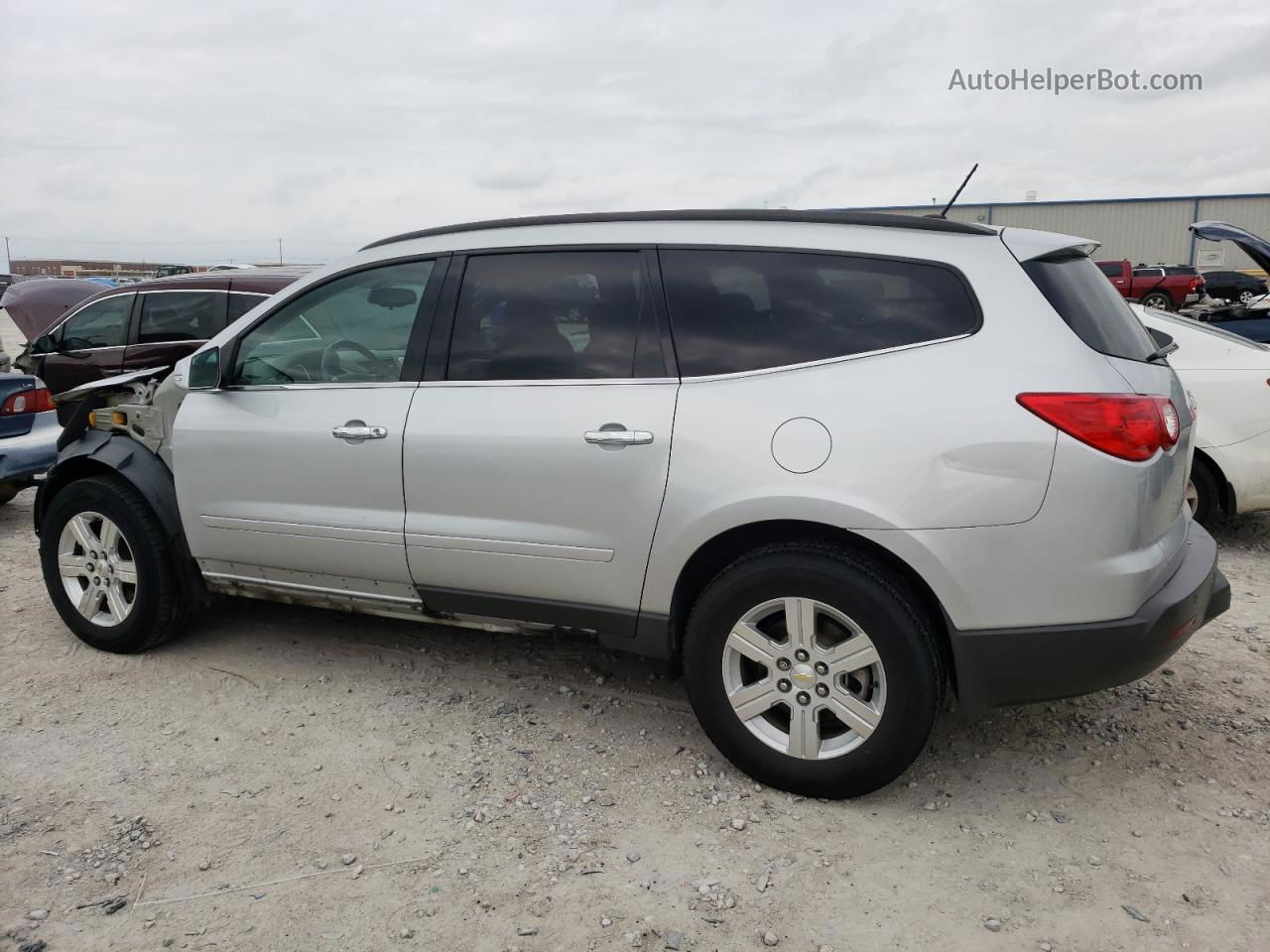 2012 Chevrolet Traverse Lt Silver vin: 1GNKRGED4CJ371171