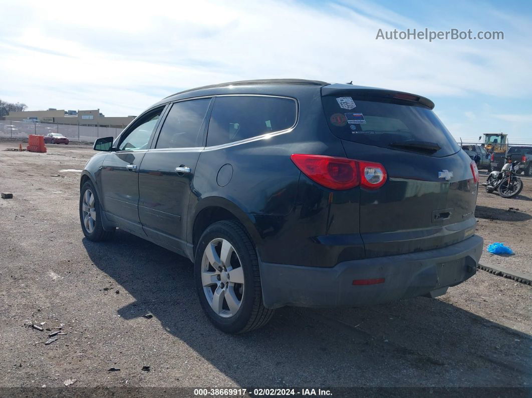 2012 Chevrolet Traverse 1lt Black vin: 1GNKRGED4CJ413693