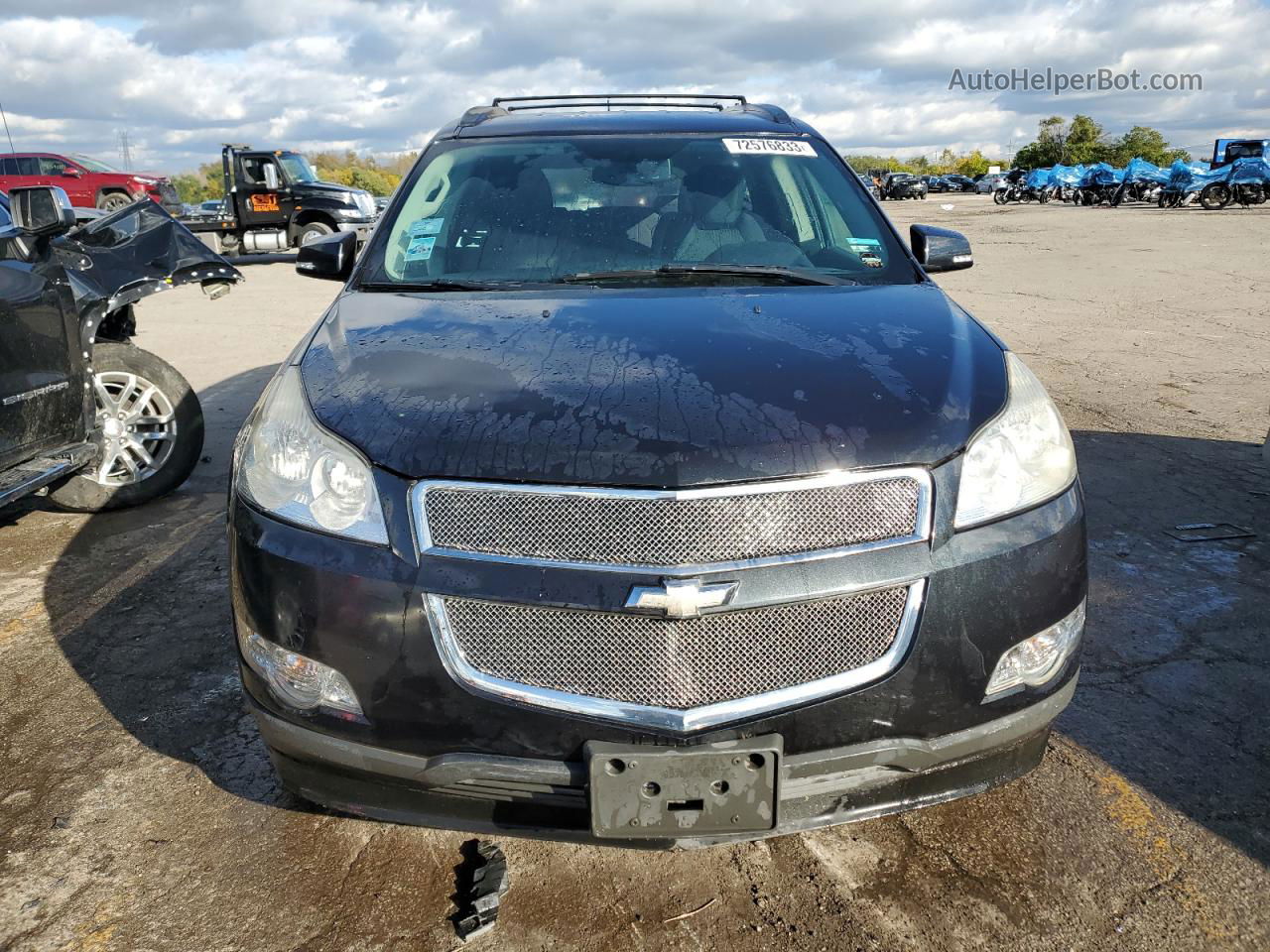 2011 Chevrolet Traverse Lt Black vin: 1GNKRGED5BJ110209