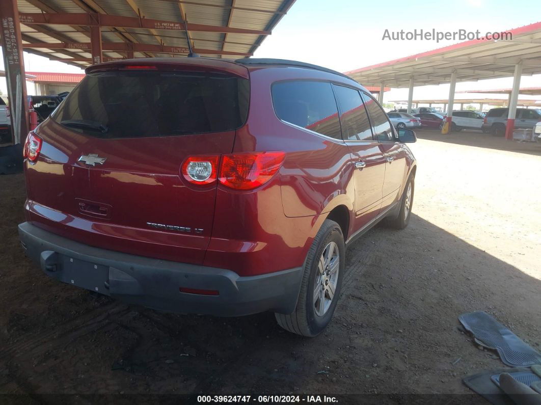 2011 Chevrolet Traverse 1lt Красный vin: 1GNKRGED5BJ113322