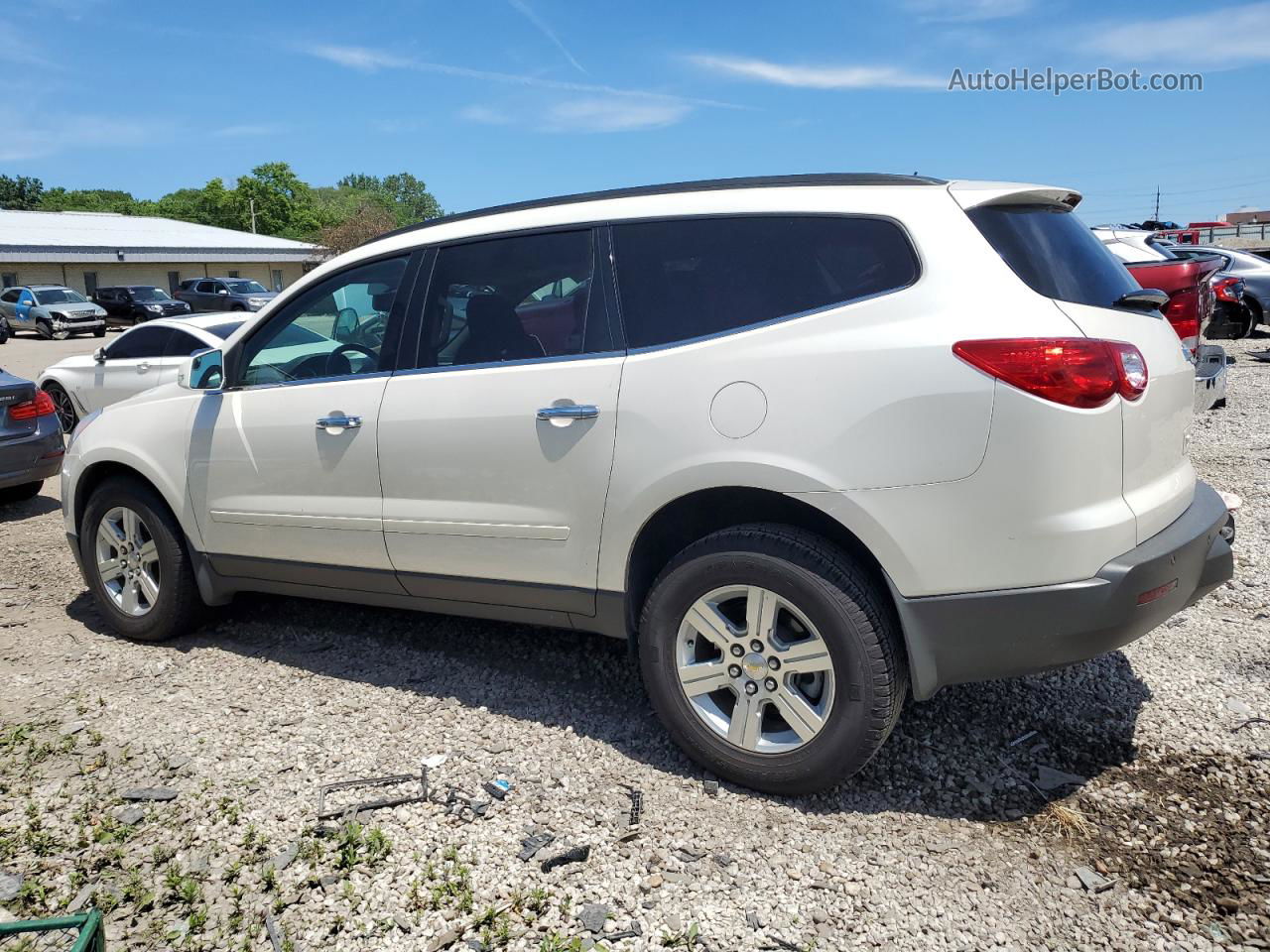 2011 Chevrolet Traverse Lt Белый vin: 1GNKRGED5BJ127012