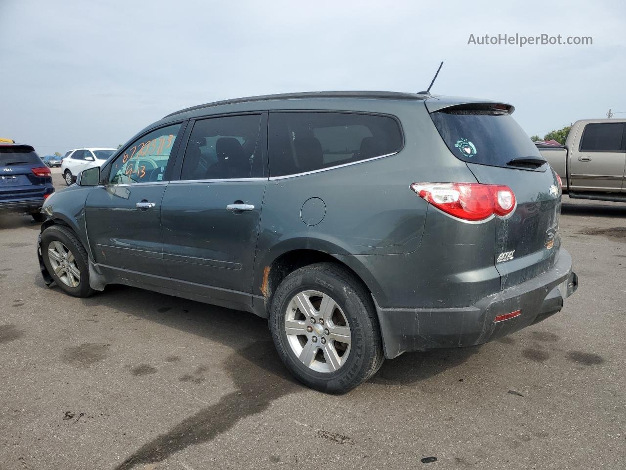 2011 Chevrolet Traverse Lt Серый vin: 1GNKRGED5BJ266279