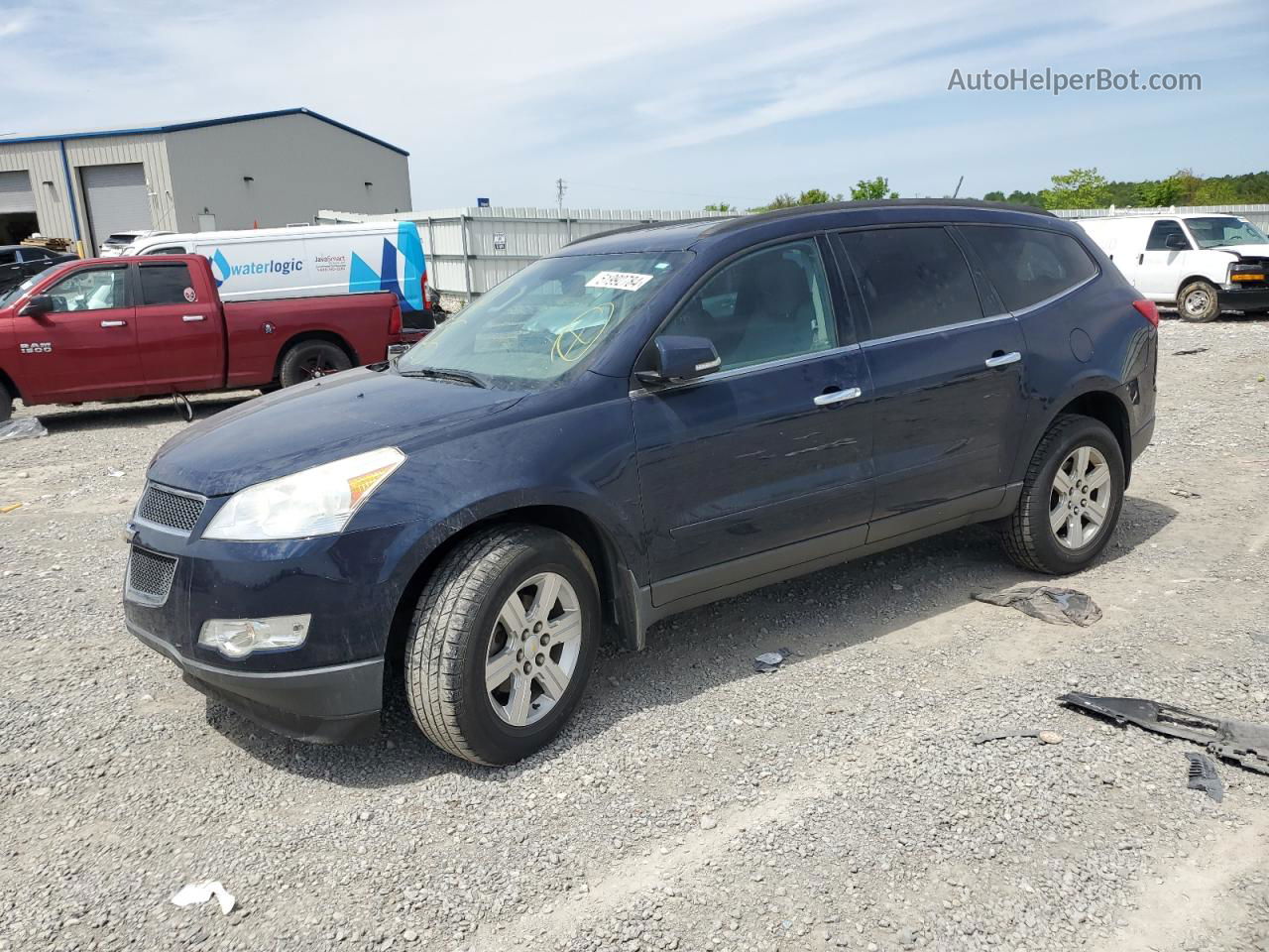 2012 Chevrolet Traverse Lt Black vin: 1GNKRGED5CJ210487