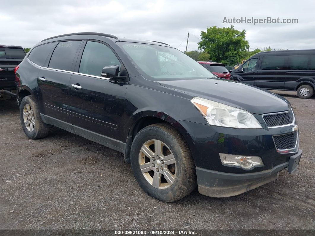 2012 Chevrolet Traverse 1lt Black vin: 1GNKRGED5CJ222056